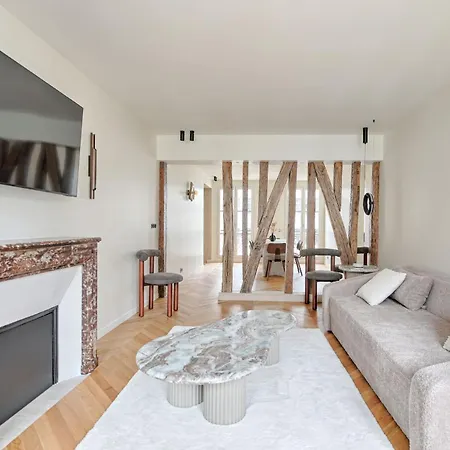 Appartamento Heart Marais Luxury 2br Ac By Melvane